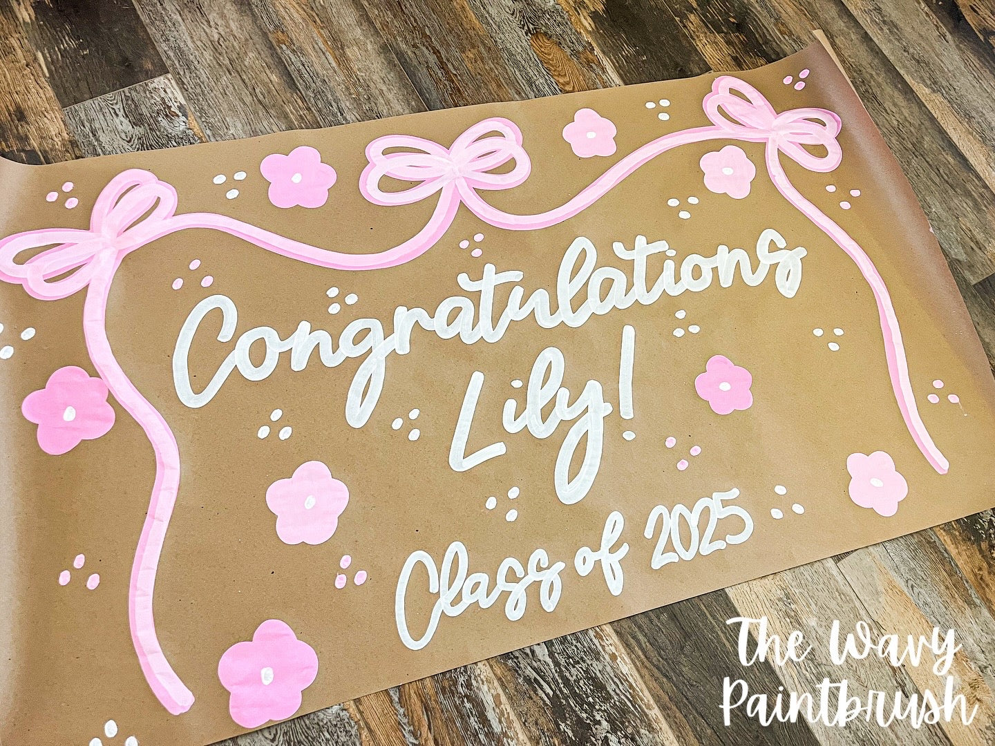 Graduation Butcher Paper Banners - Custom