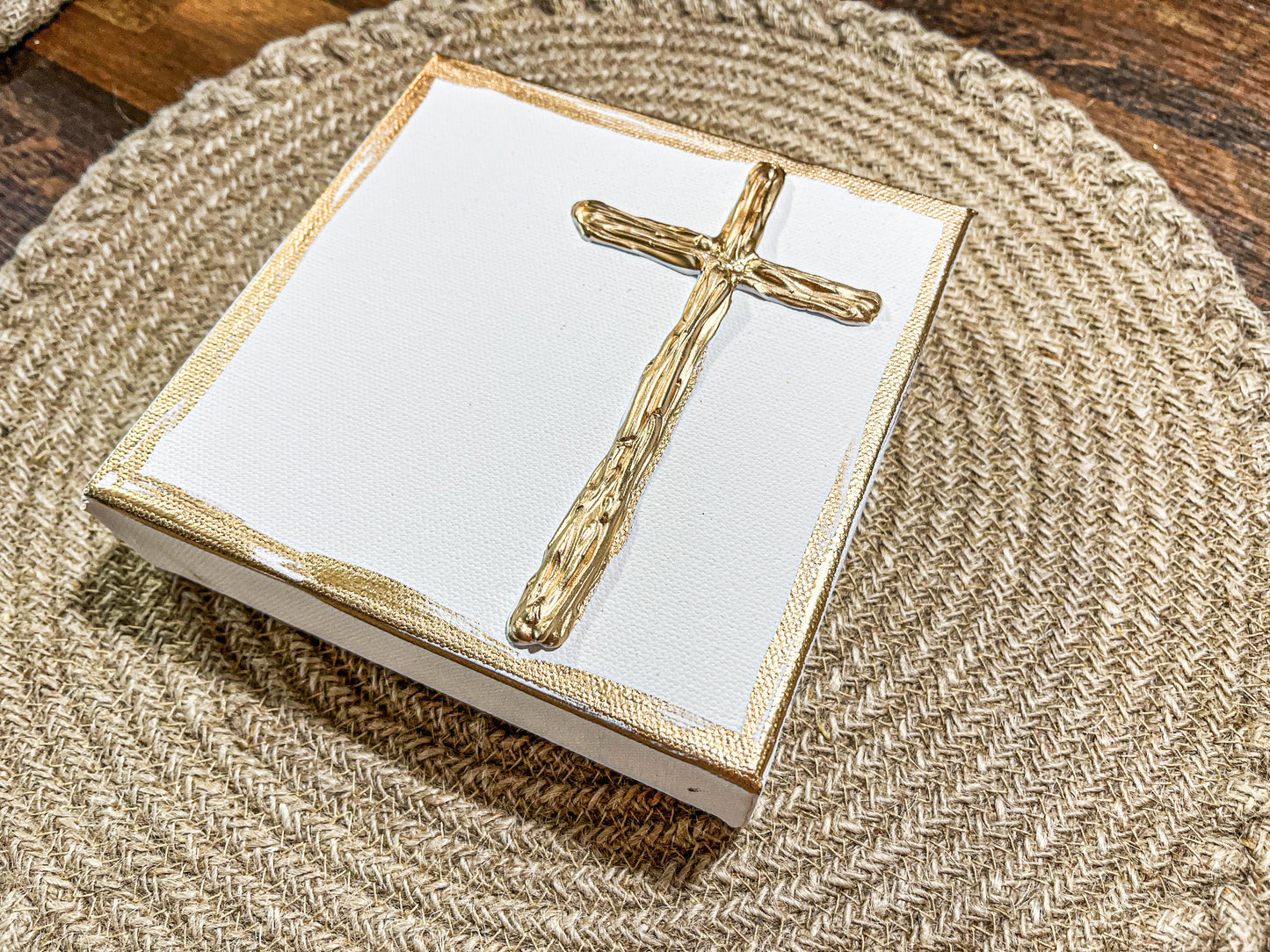 Gold Cross Canvas - Custom