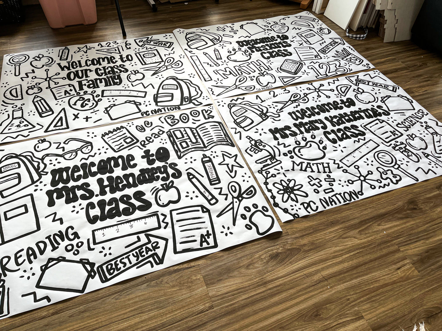 Hand Drawn Color Sheets