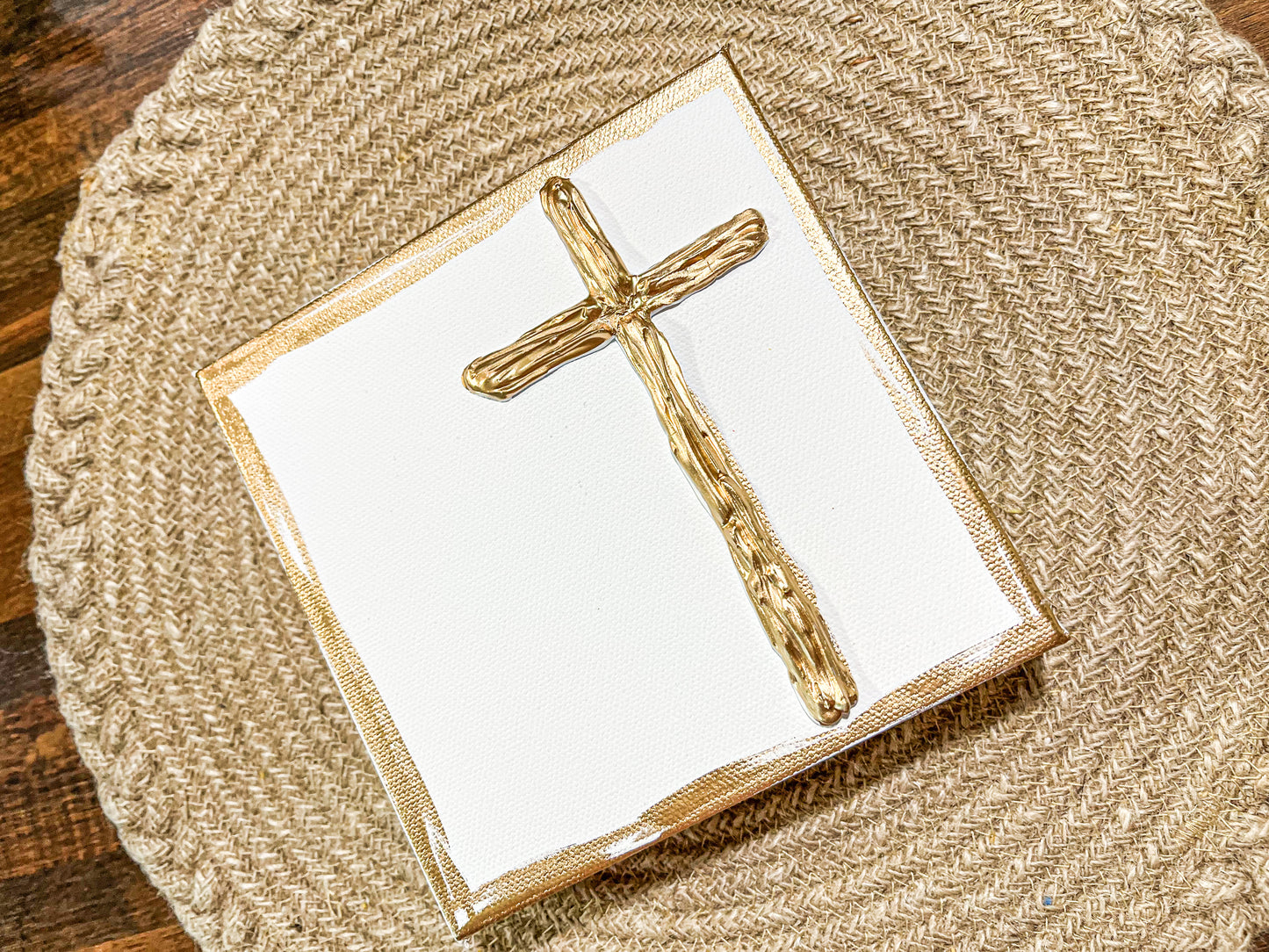 Gold Cross Canvas - Custom