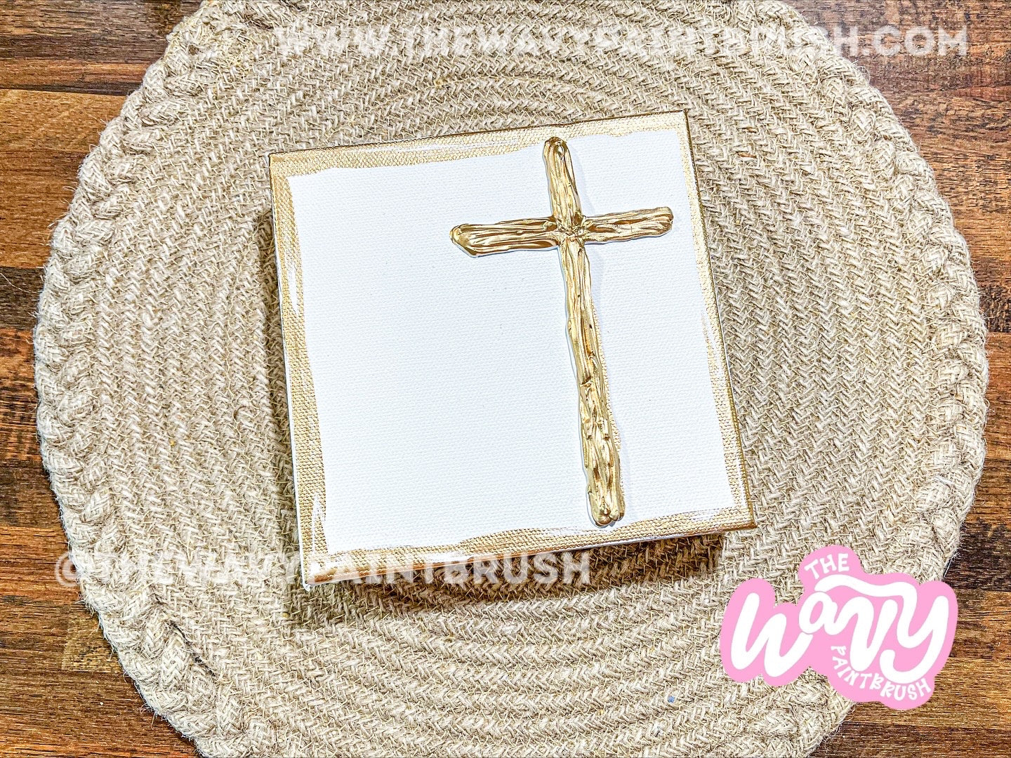 Large Cross Gallery Wrapped Canvas