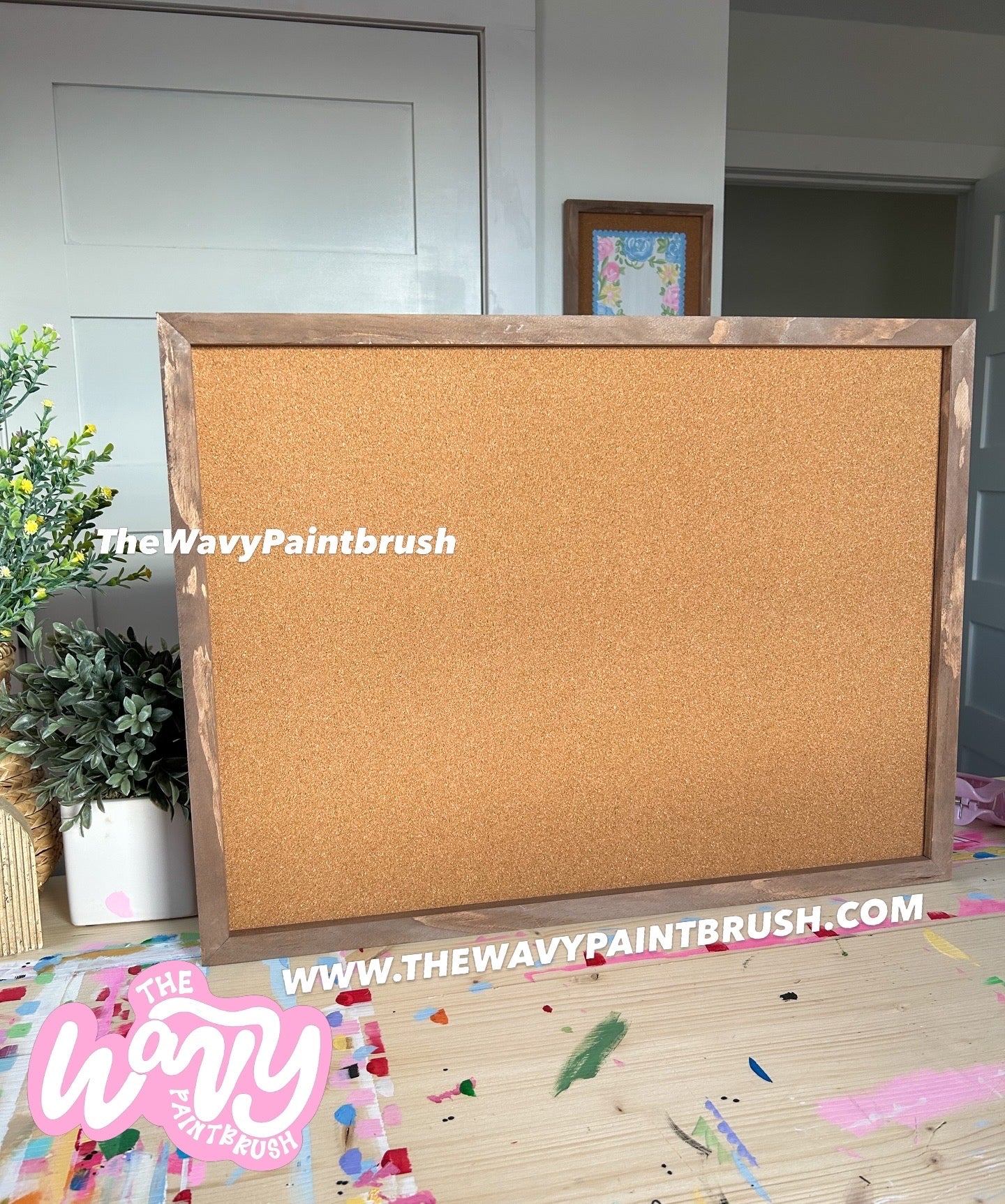 Custom Cork Interior - Natural Wood Cork Board