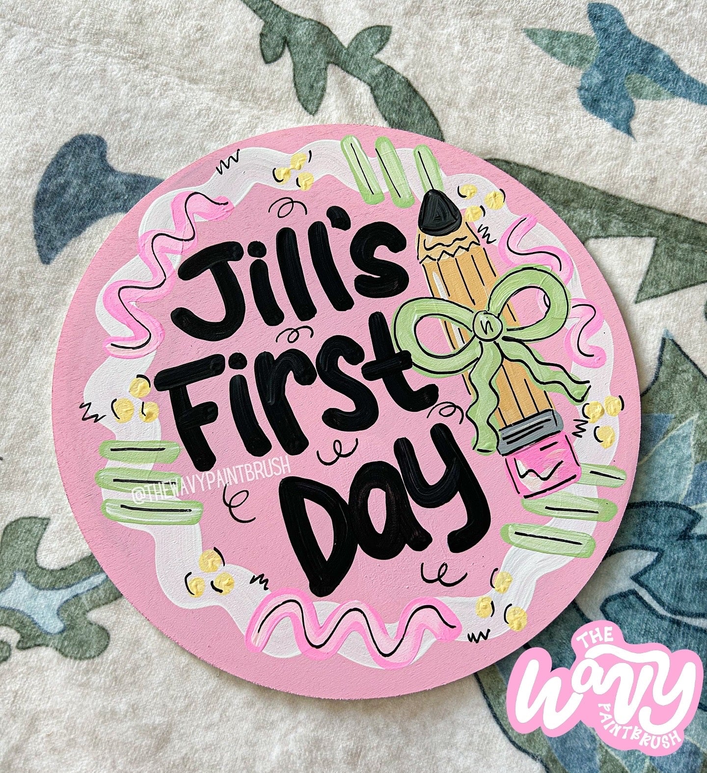 Back-to-School Handheld Sign Design #2 - Preorder