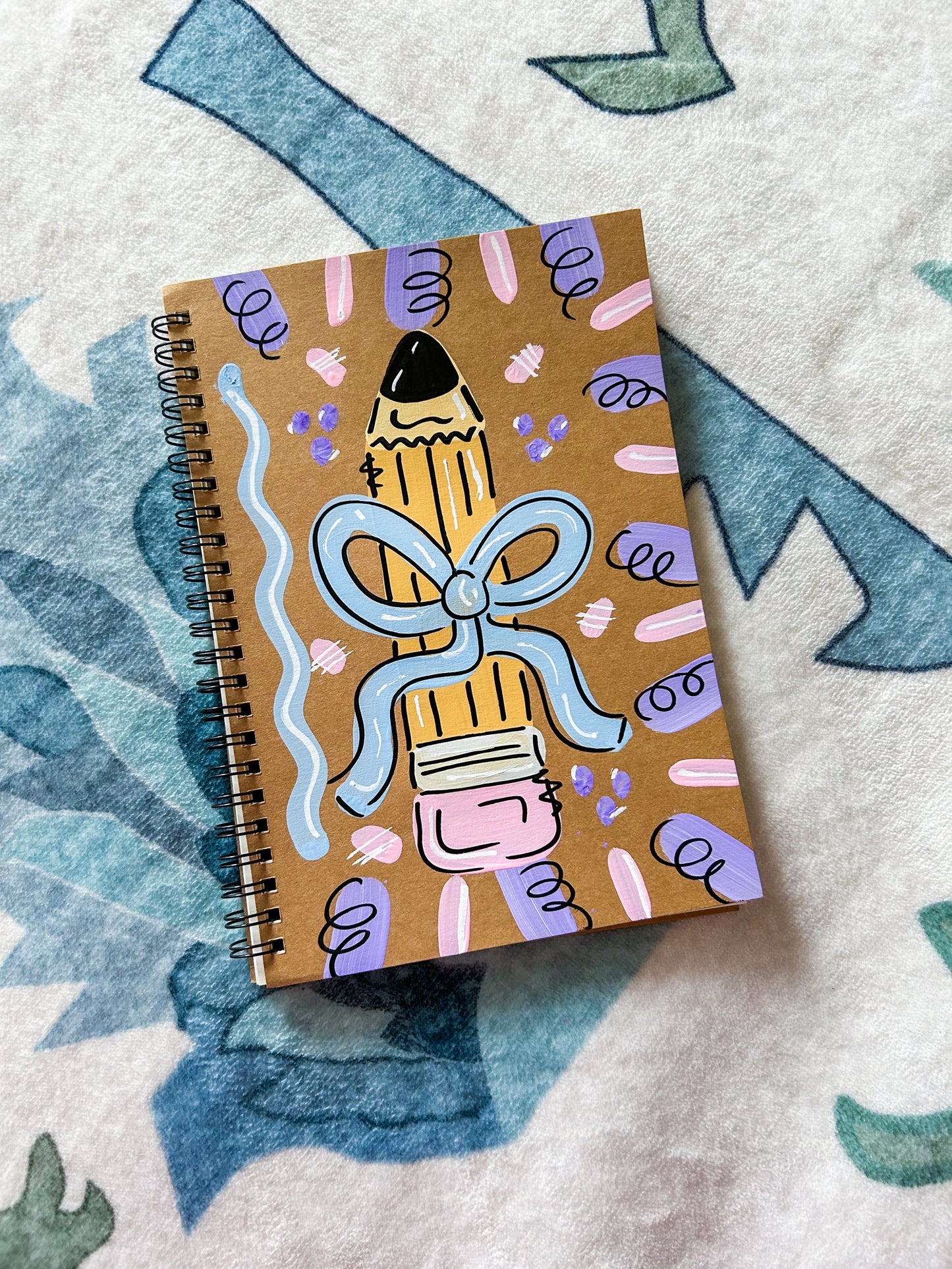 Custom Hand Painted Spiral Bound Notebooks - “Class of”
