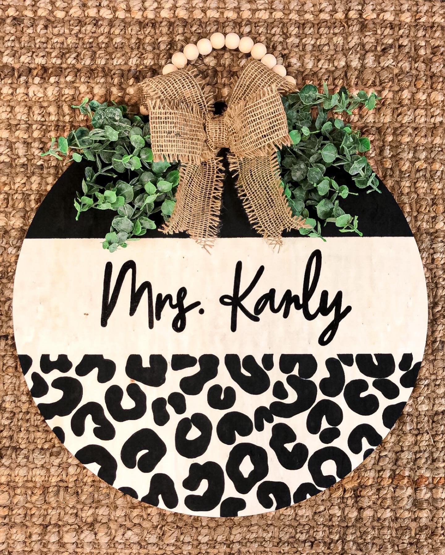 Leopard Door Hanger