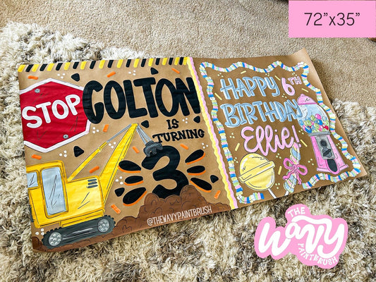 Joint Party Banner | Two Themes in One! - Custom