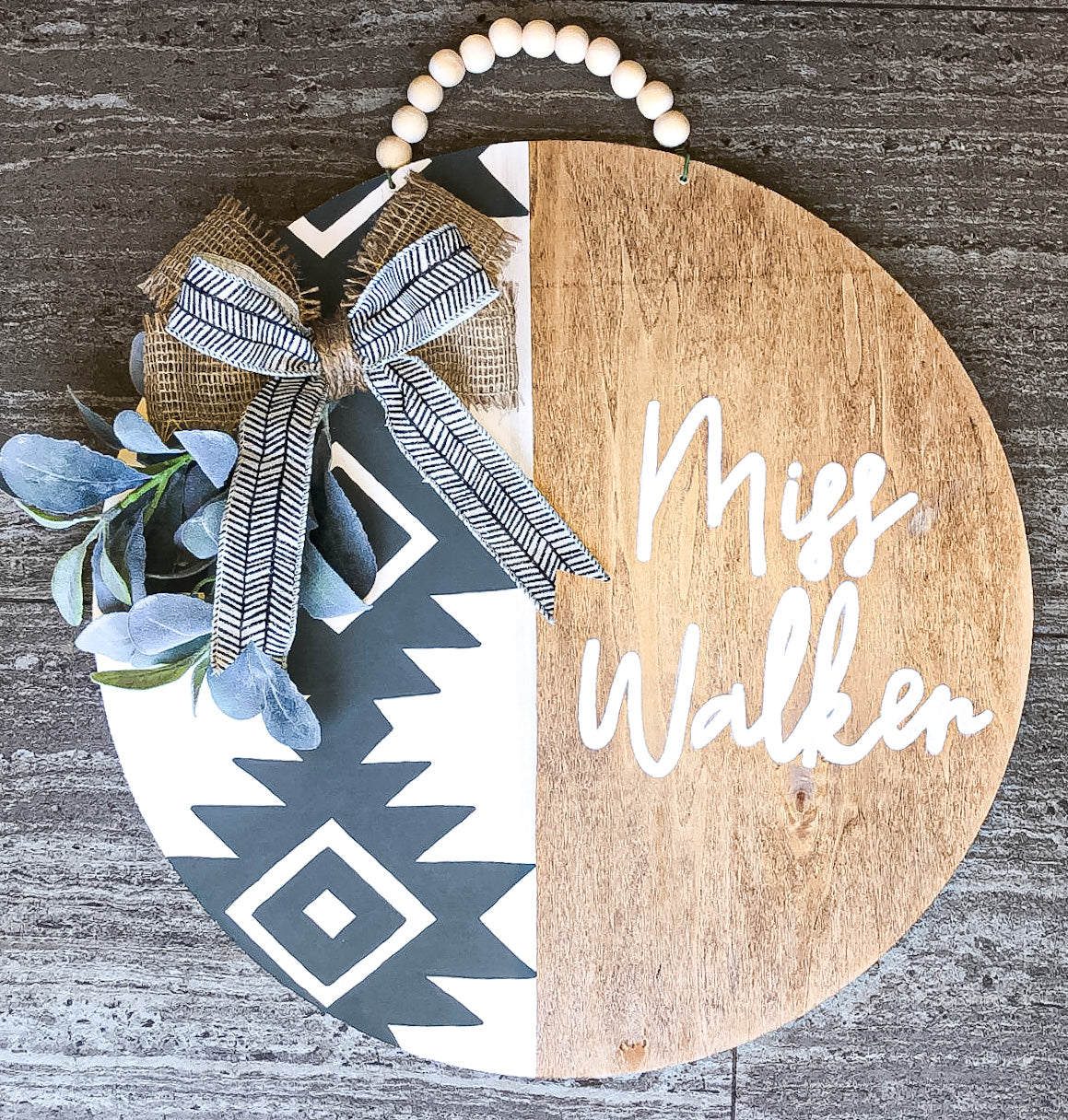 Aztec Pattern Door Hangers