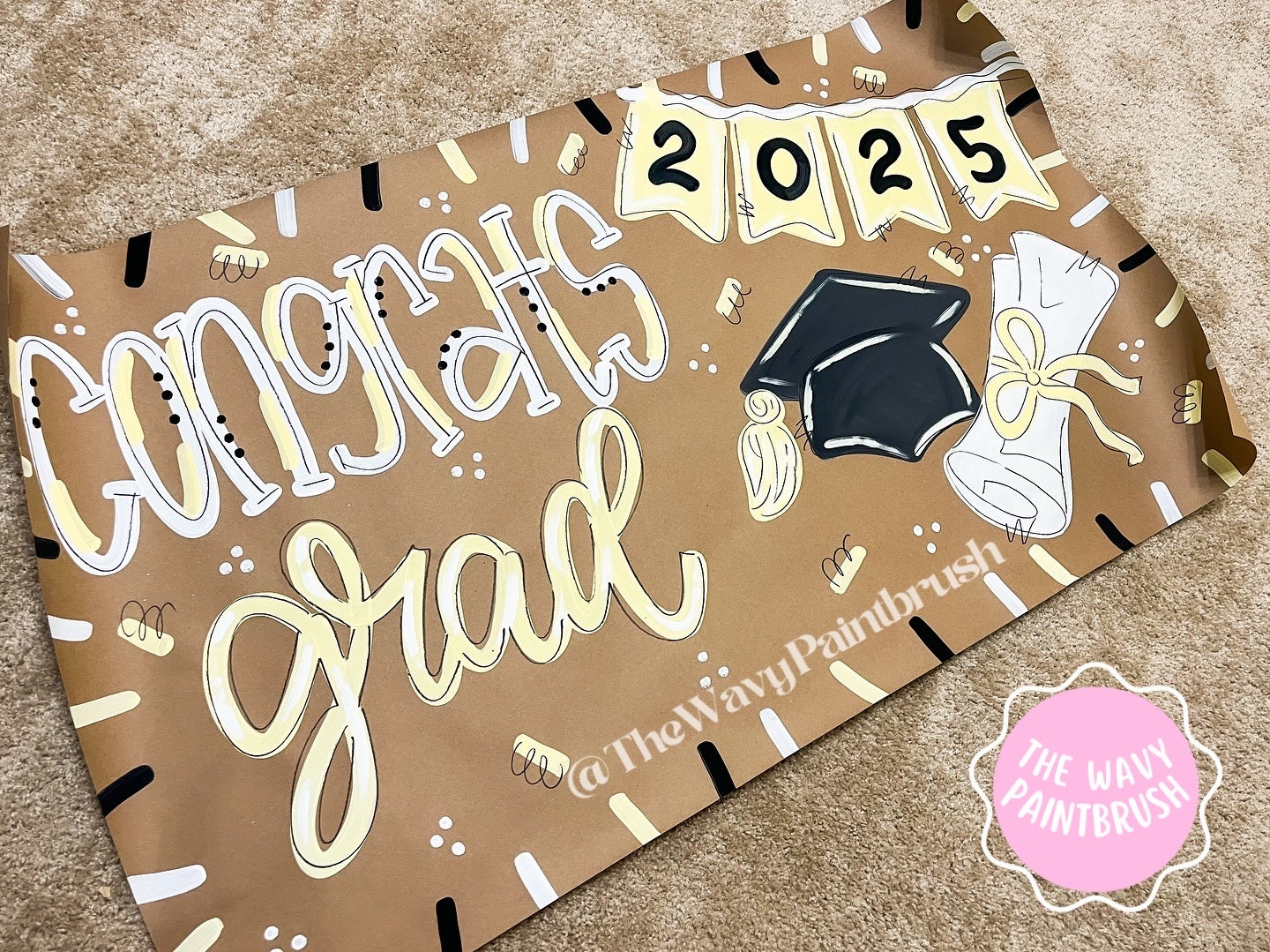 Graduation Butcher Paper Banners - Custom