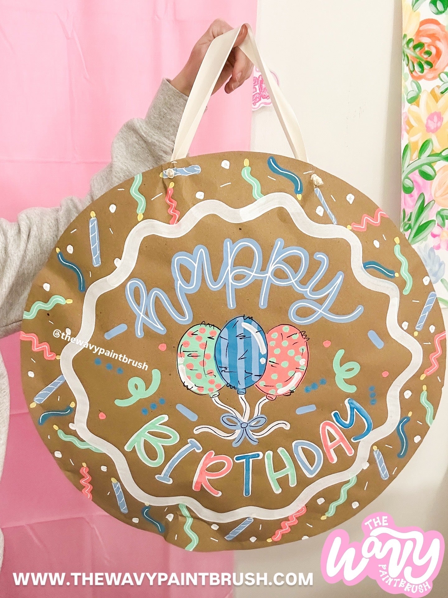 Custom PopOut 3D Party Signs - PLAIN EDGE