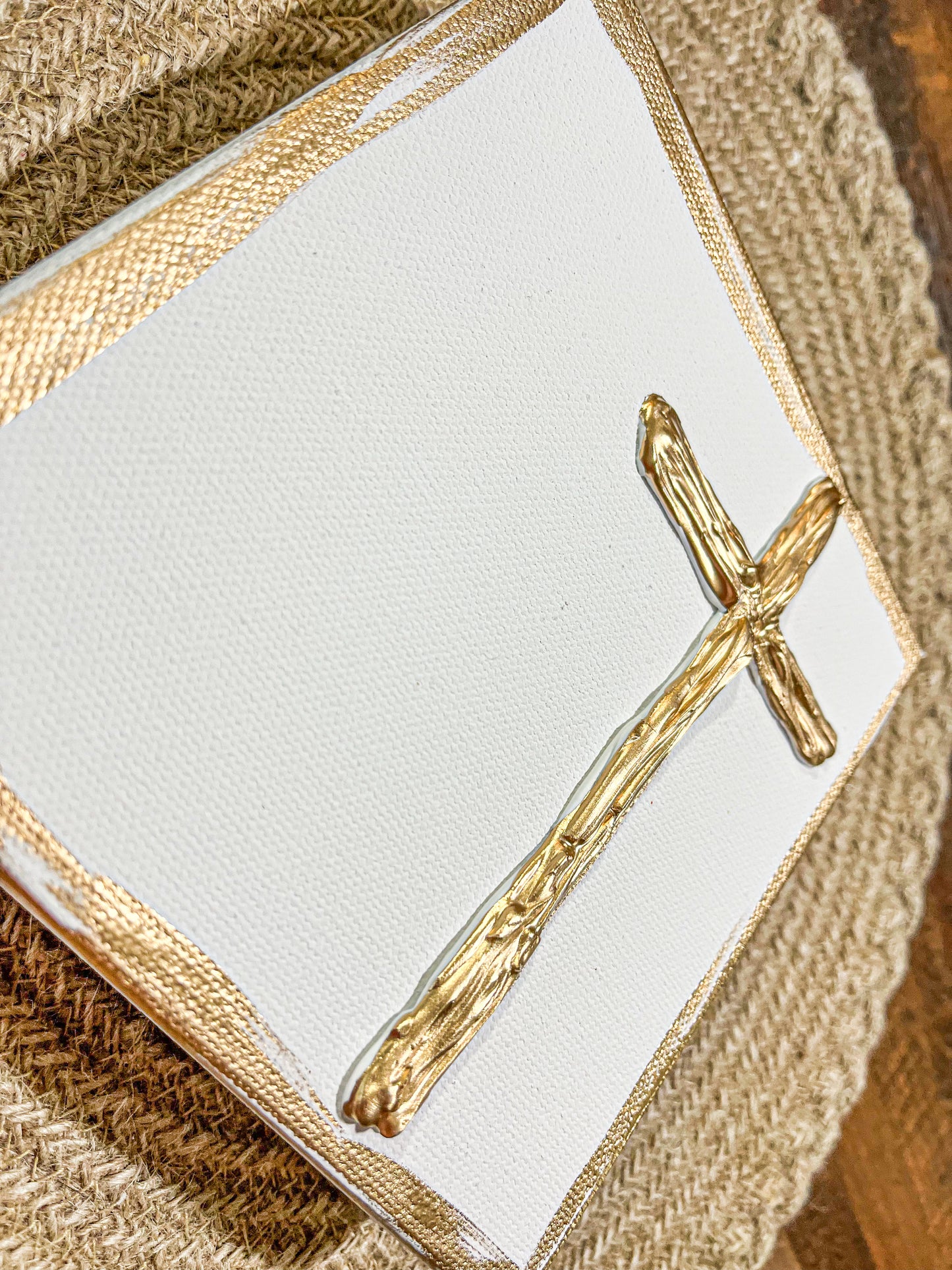 Gold Cross Canvas - Custom