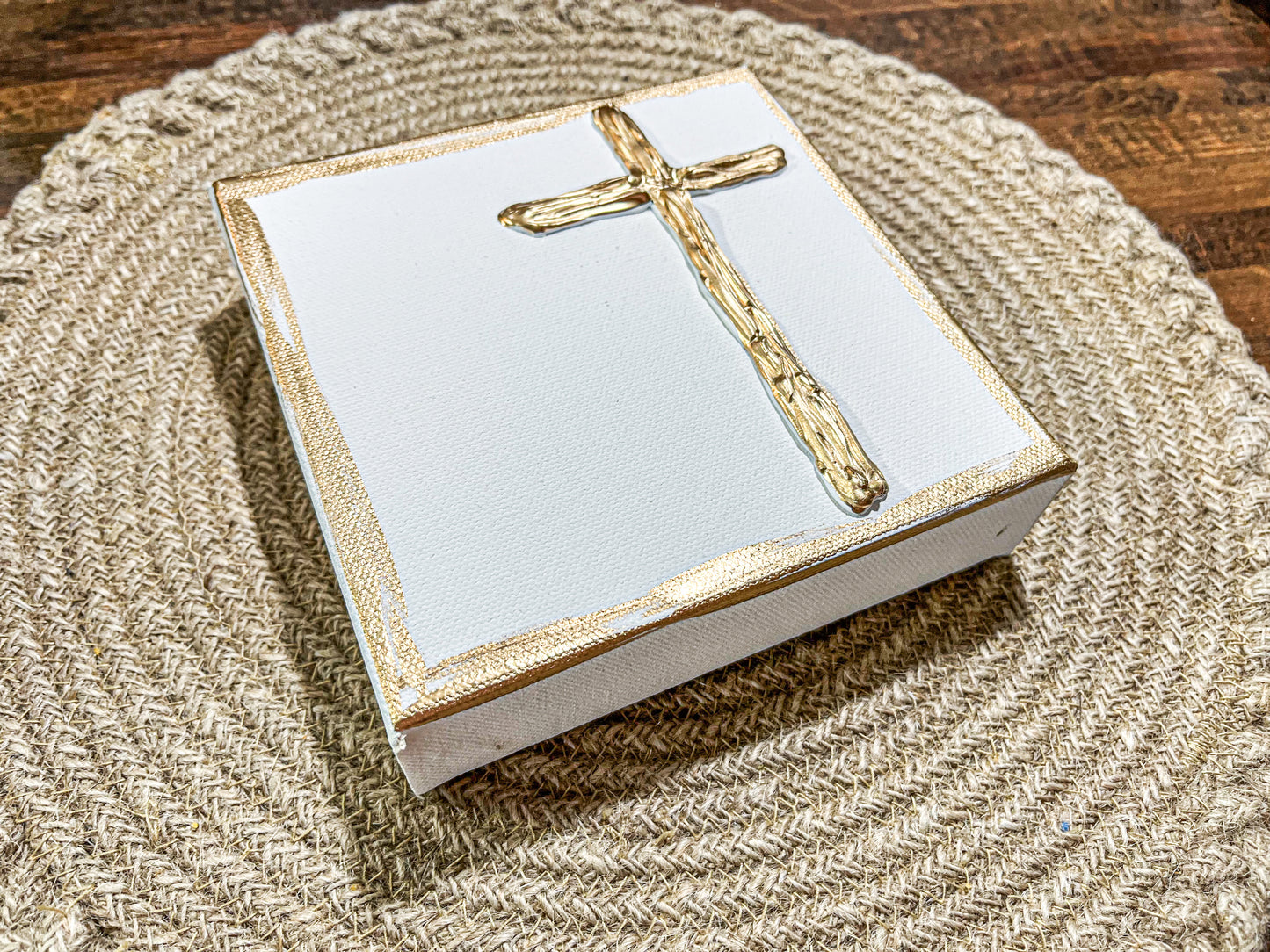 Gold Cross Canvas - Custom