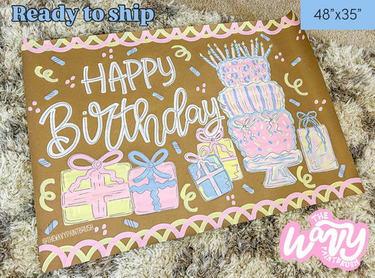 Ready to Ship Banner - Birthday