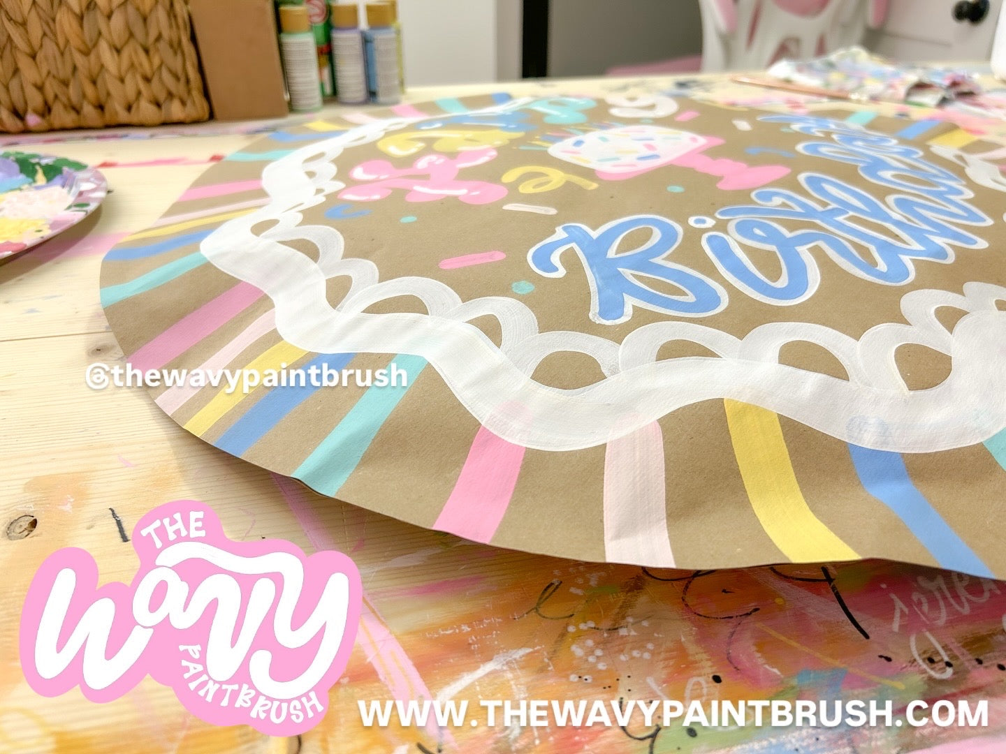 Custom PopOut 3D Party Signs - PLAIN EDGE