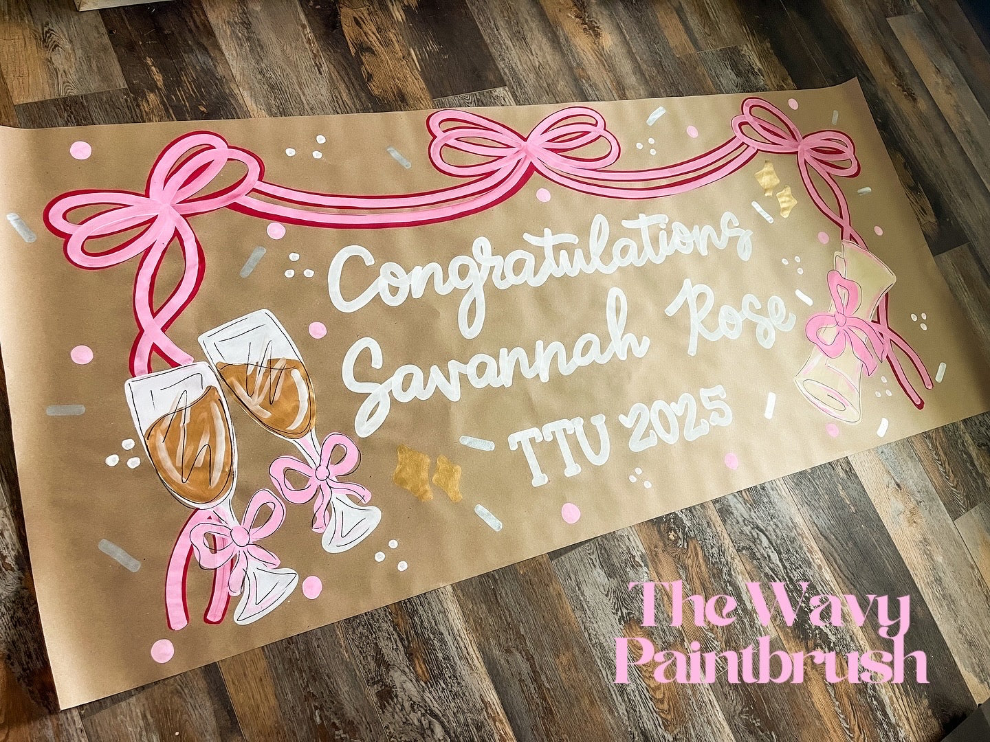 Graduation Butcher Paper Banners - Custom