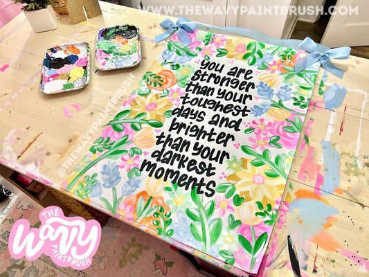 Custom - Matte Canvas Banner with Ribbon Hanger