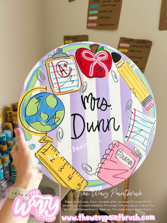 FULLY CUSTOM Door Hanger