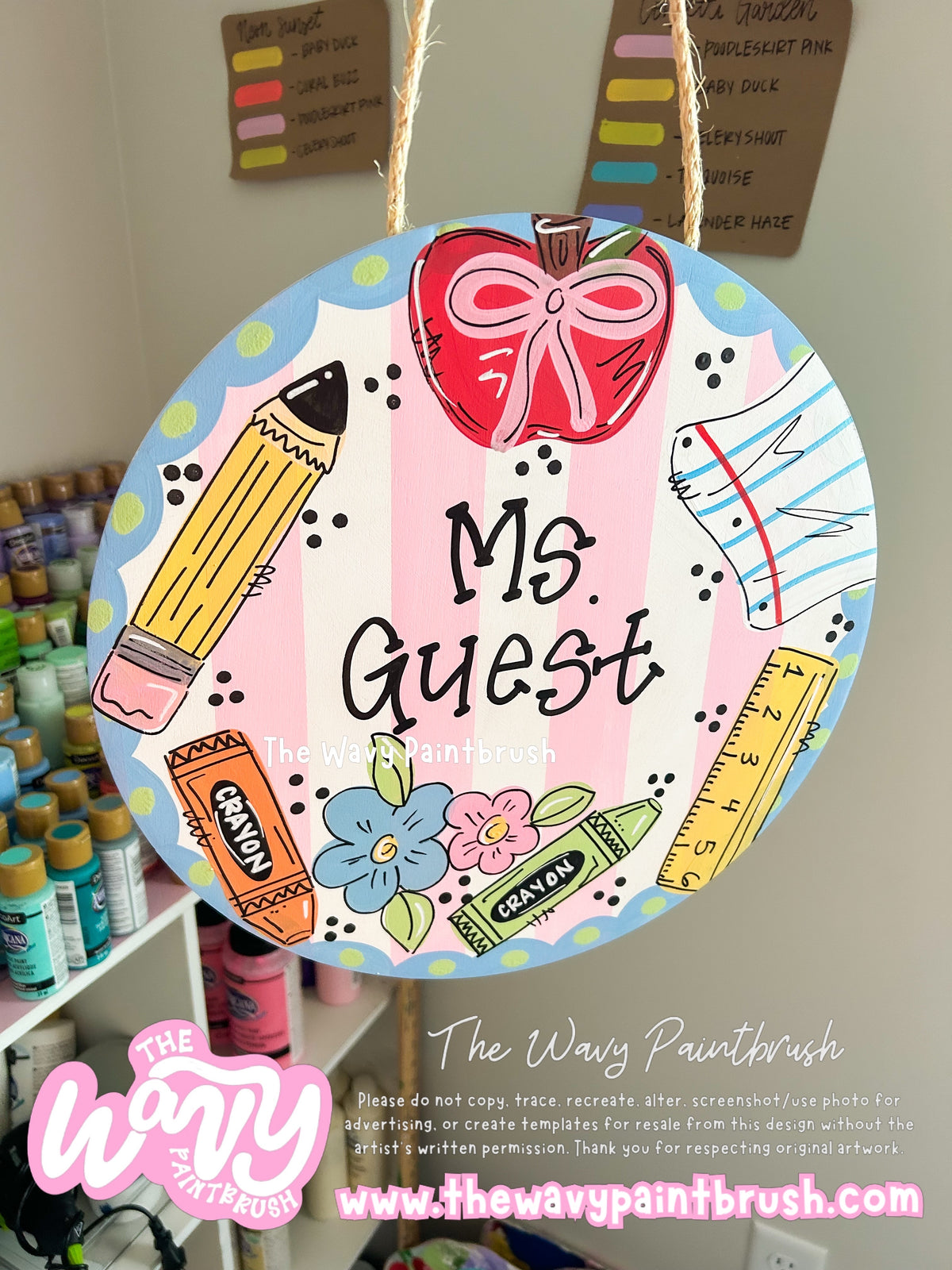 FULLY CUSTOM Door Hanger