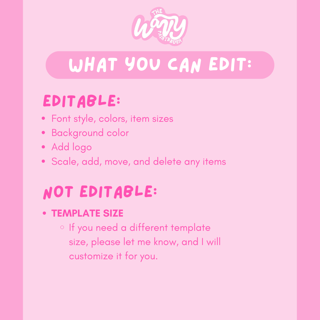 Banner Info/Hanging Card Template (5.5”W x 4.25”H)