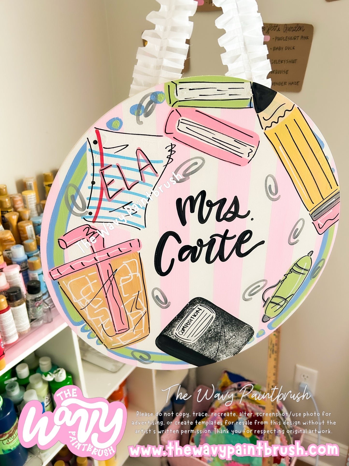 FULLY CUSTOM Door Hanger