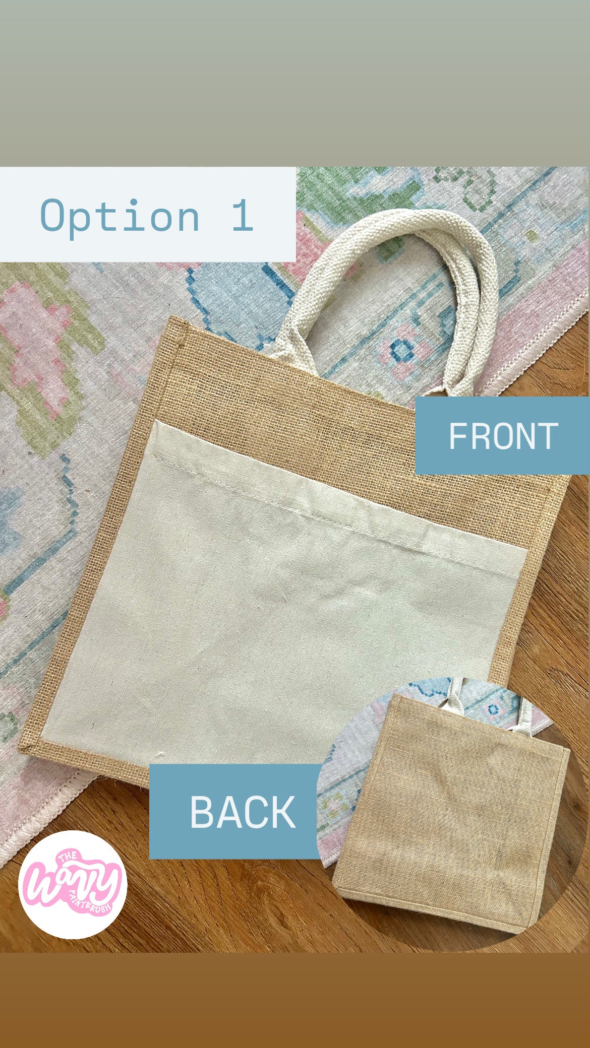 Teacher Canvas Tote Design #2 | Preorder