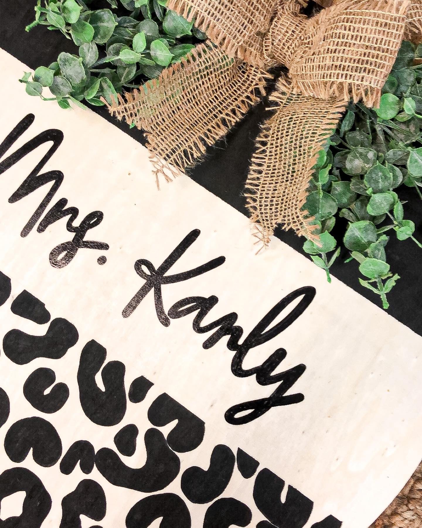 Leopard Door Hanger