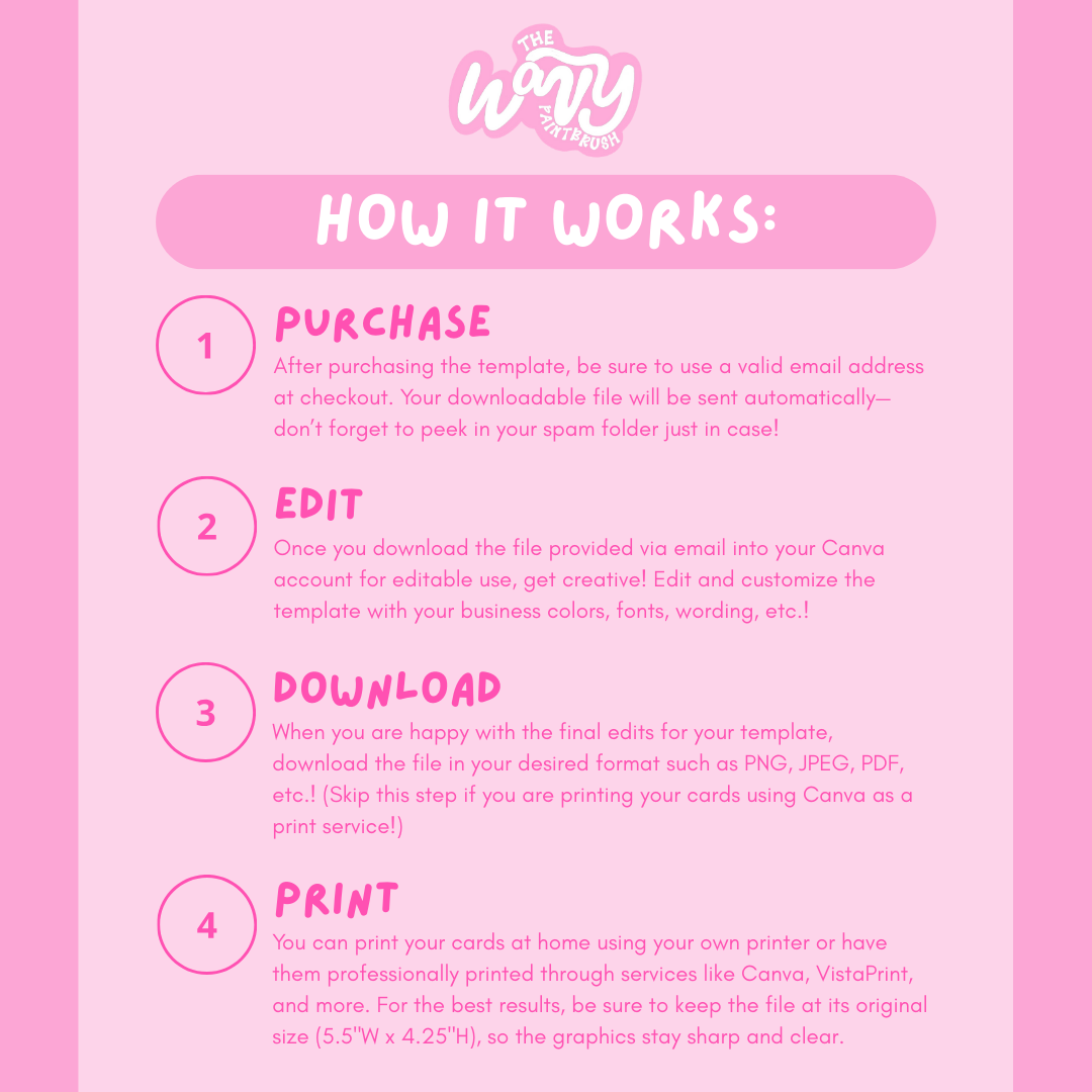 Banner Info/Hanging Card Template (5.5”W x 4.25”H)