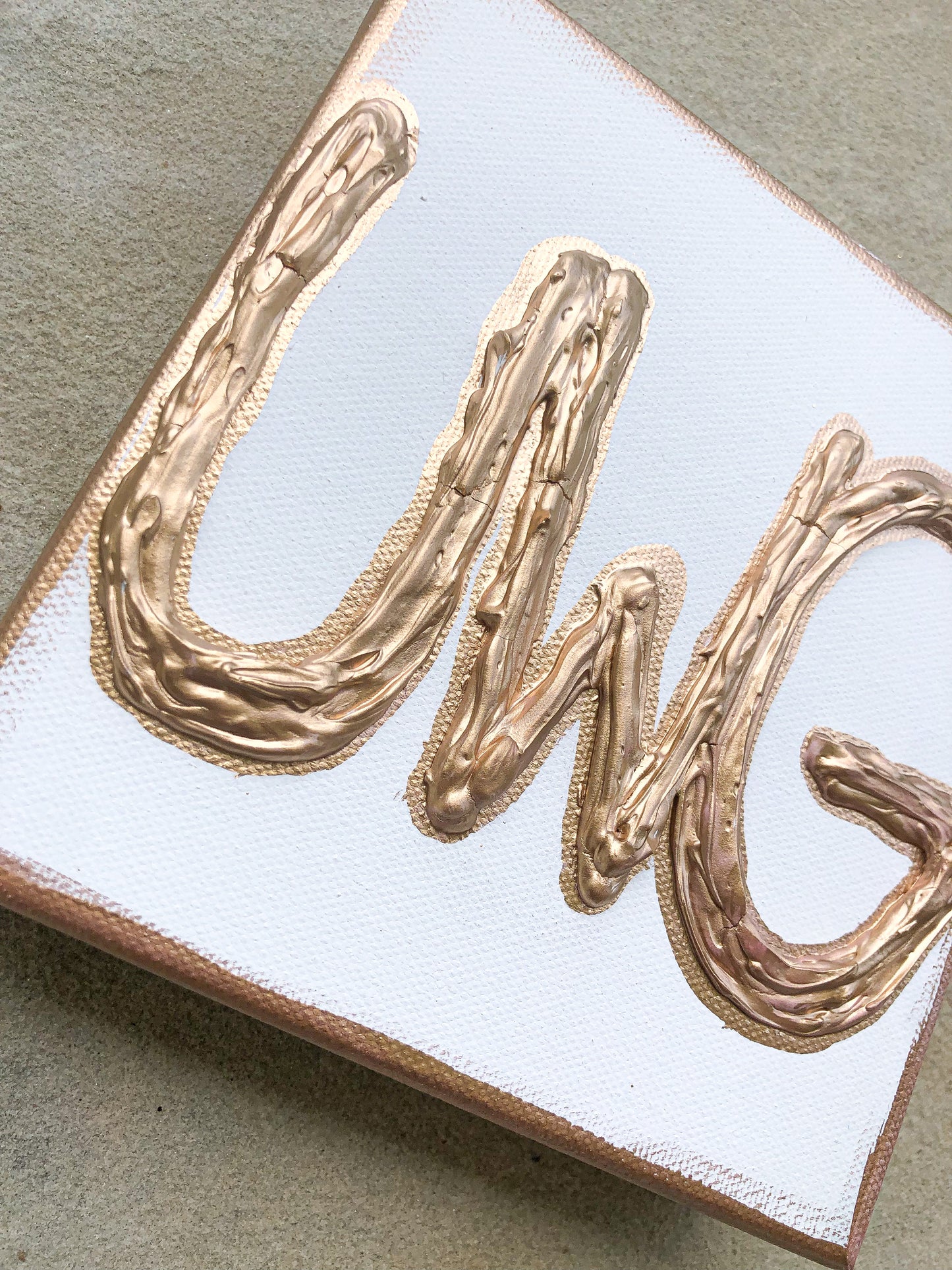 Gold Letter Art