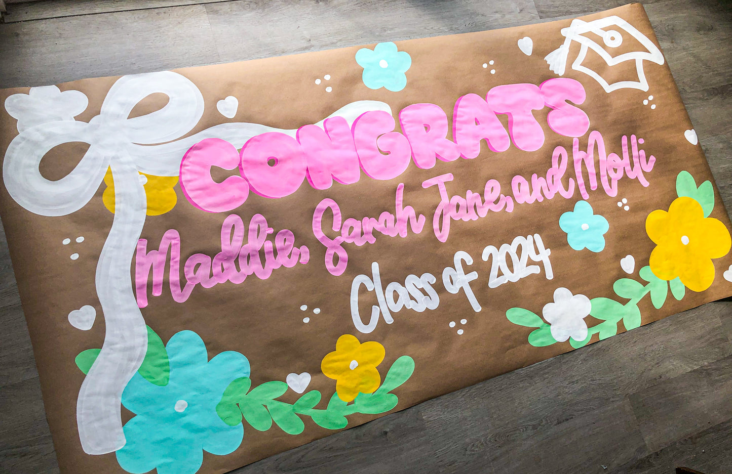 Graduation Butcher Paper Banners - Custom