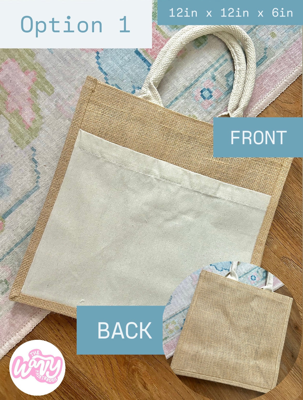 CUSTOM Canvas Totes - 3 Bag Style Options