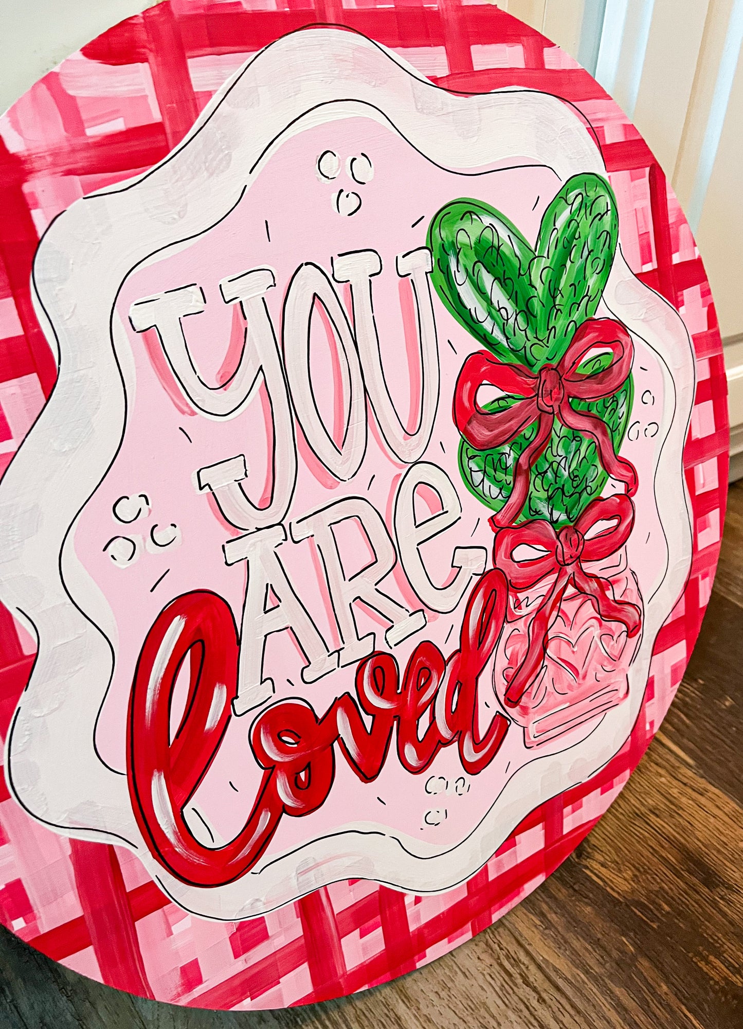 “You Are Loved” Valentine’s Door Hanger