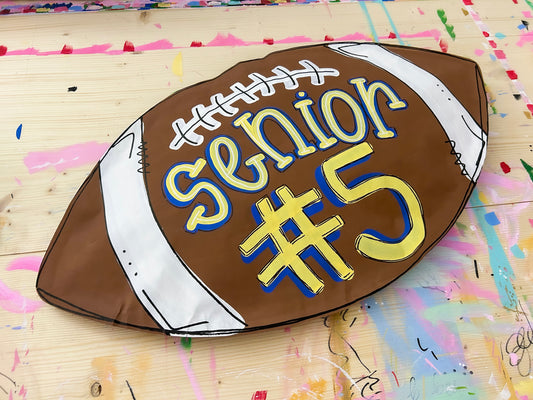 SPORTS BALL PopOut 3D Party Signs - PLAIN EDGE