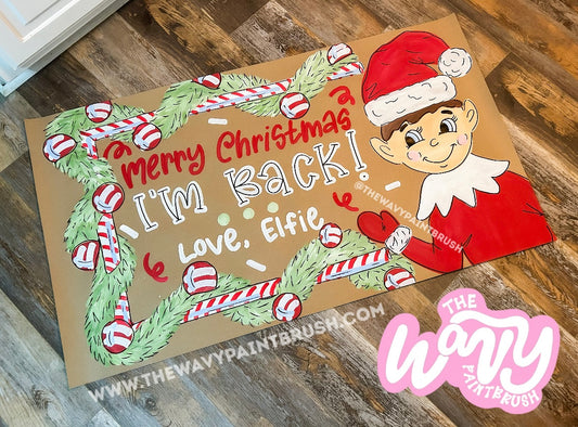 Elf Farewell Banner - Design #2 | Preorder