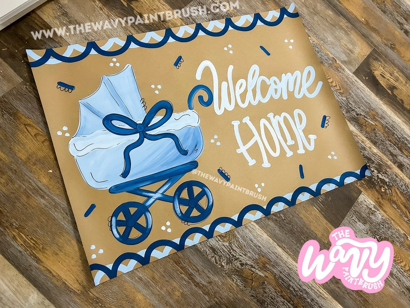Ready to Ship Banner - Welcome Home Baby
