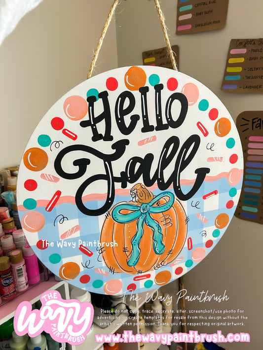 Fall Door Hanger Preorder - Design #1