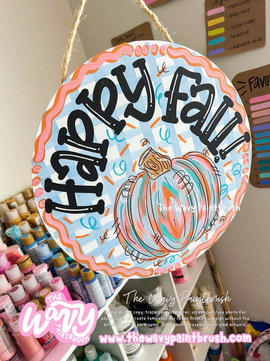 Fall Door Hanger Preorder - Design #2