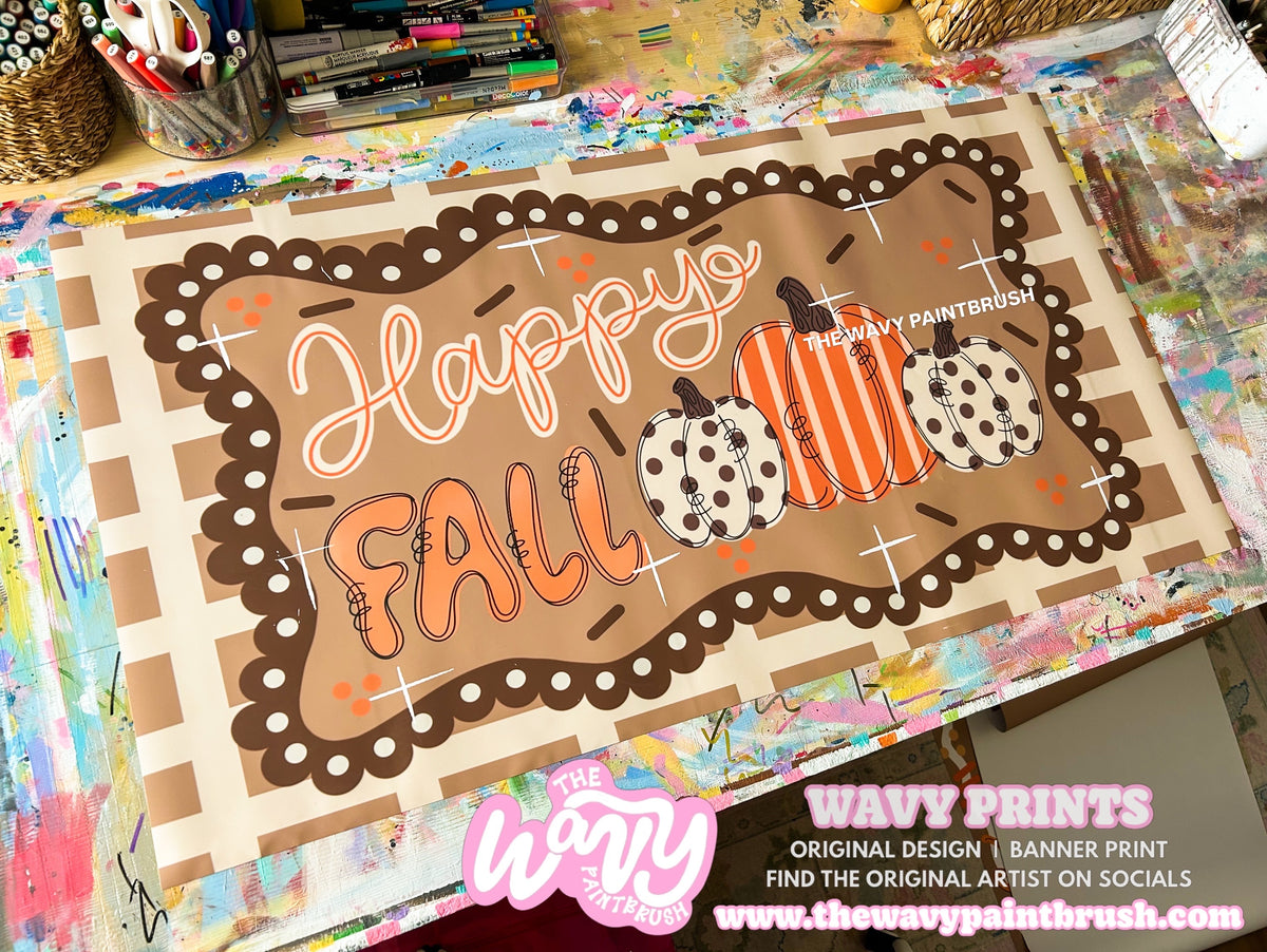 Ready to Ship PRINTED Banner - Fall