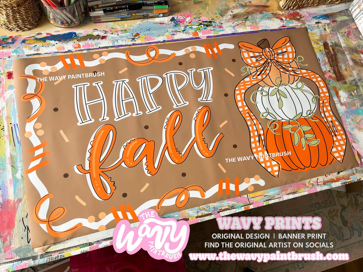Ready to Ship PRINTED Banner - Fall