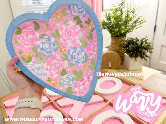 Ready to Ship - Wooden Heart Bowl