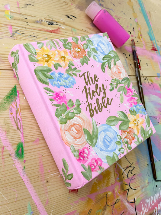 Custom Hand-Painted Bible - FULLY custom