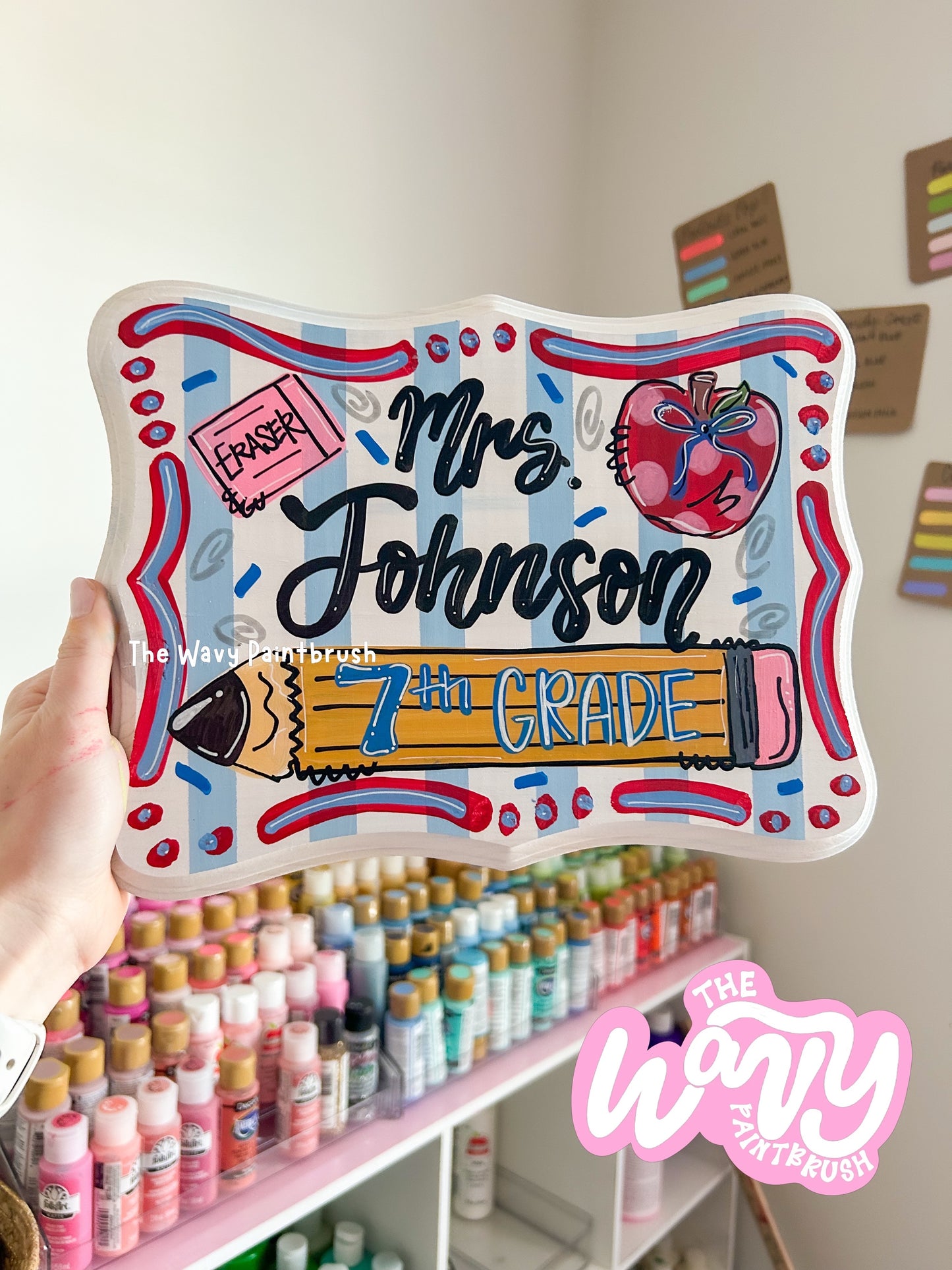 CUSTOM Wooden Sign - 11”x8.5”