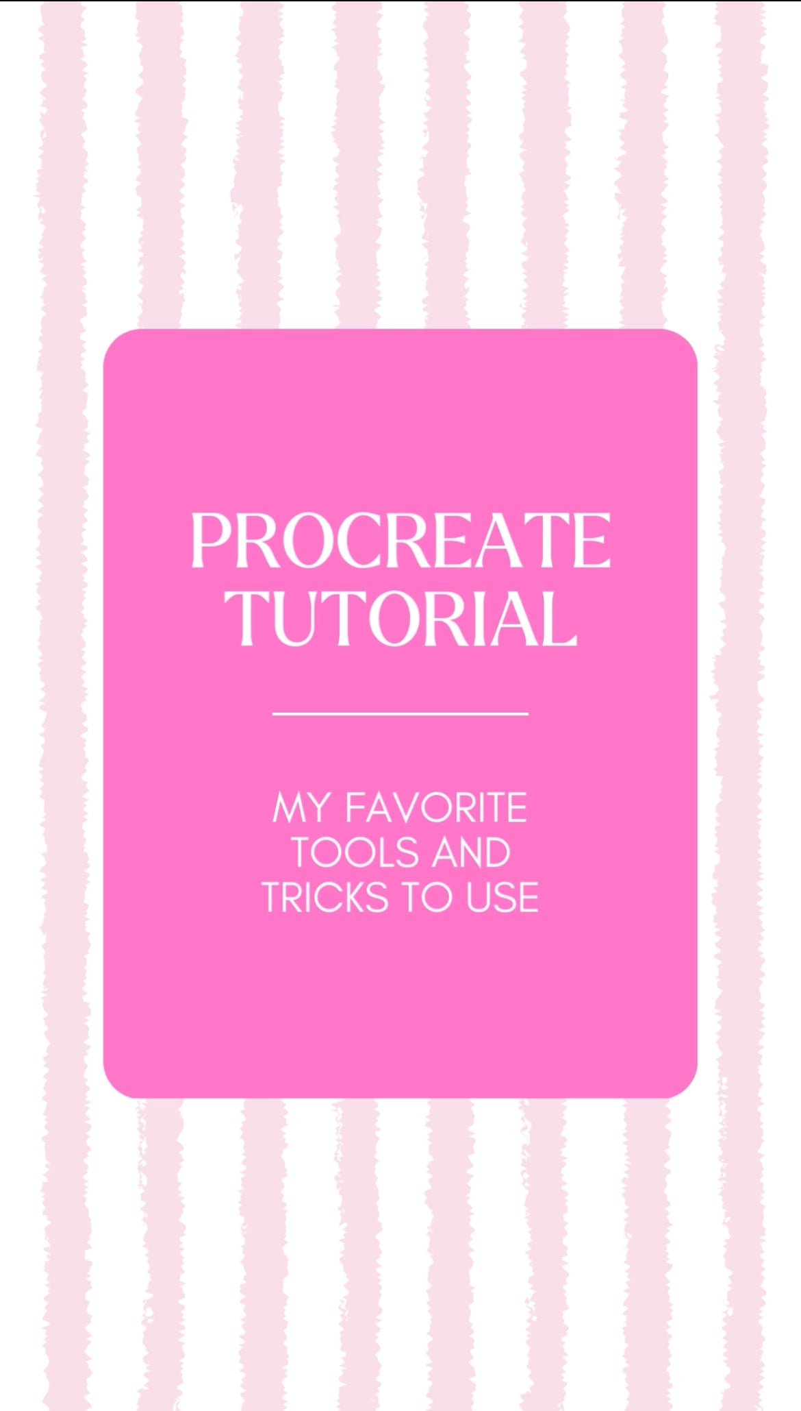 Procreate Tutorial – The Wavy Paintbrush